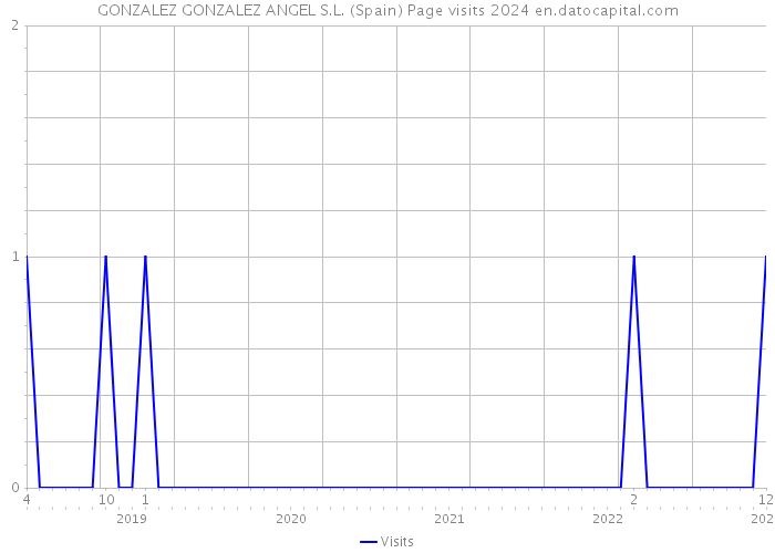 GONZALEZ GONZALEZ ANGEL S.L. (Spain) Page visits 2024 