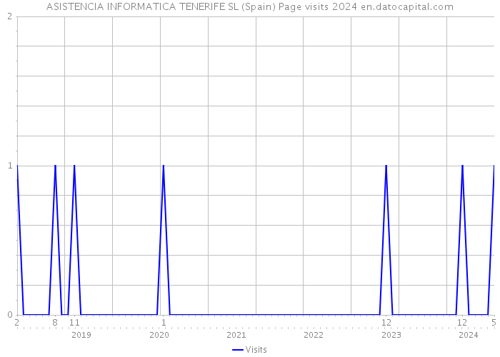ASISTENCIA INFORMATICA TENERIFE SL (Spain) Page visits 2024 