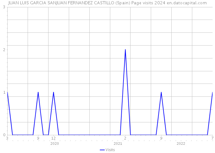 JUAN LUIS GARCIA SANJUAN FERNANDEZ CASTILLO (Spain) Page visits 2024 