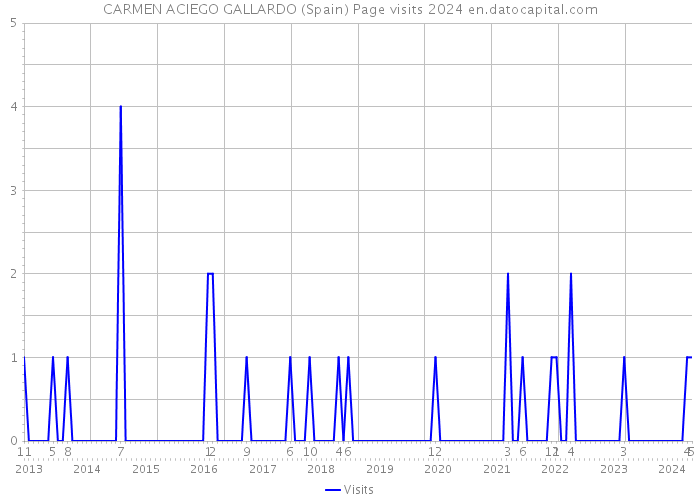 CARMEN ACIEGO GALLARDO (Spain) Page visits 2024 
