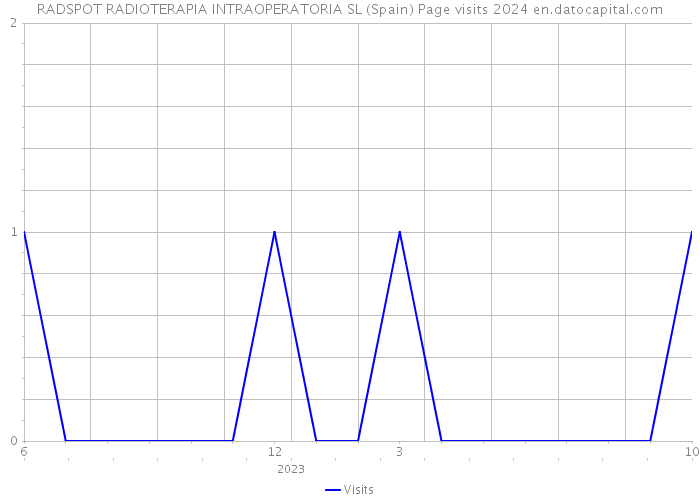 RADSPOT RADIOTERAPIA INTRAOPERATORIA SL (Spain) Page visits 2024 