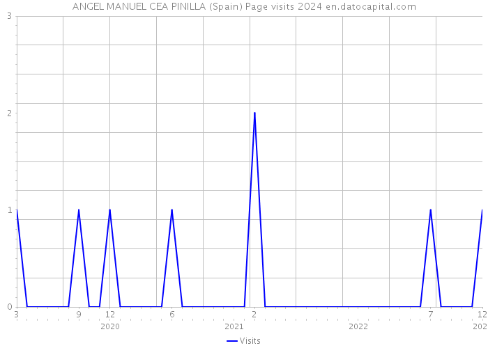 ANGEL MANUEL CEA PINILLA (Spain) Page visits 2024 