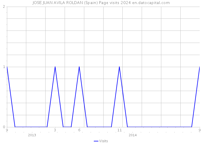 JOSE JUAN AVILA ROLDAN (Spain) Page visits 2024 