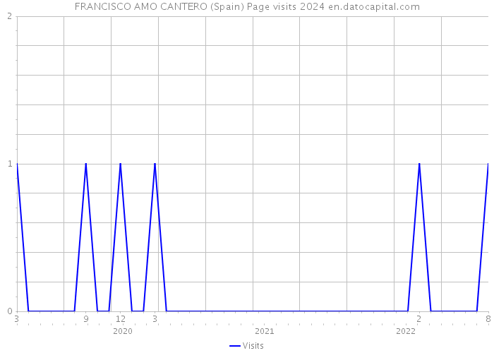 FRANCISCO AMO CANTERO (Spain) Page visits 2024 
