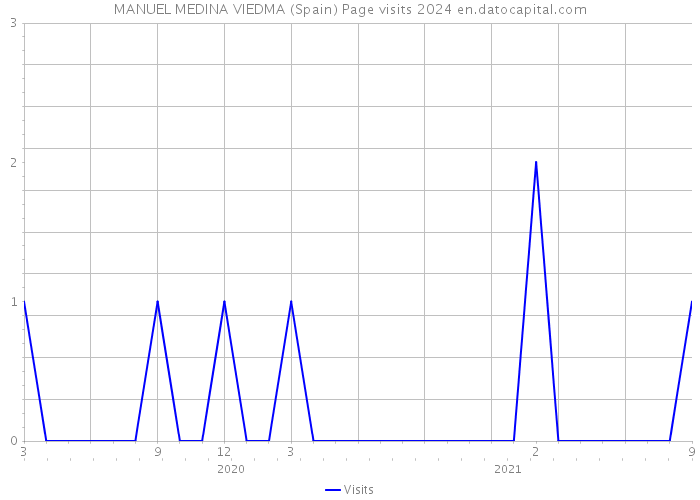 MANUEL MEDINA VIEDMA (Spain) Page visits 2024 