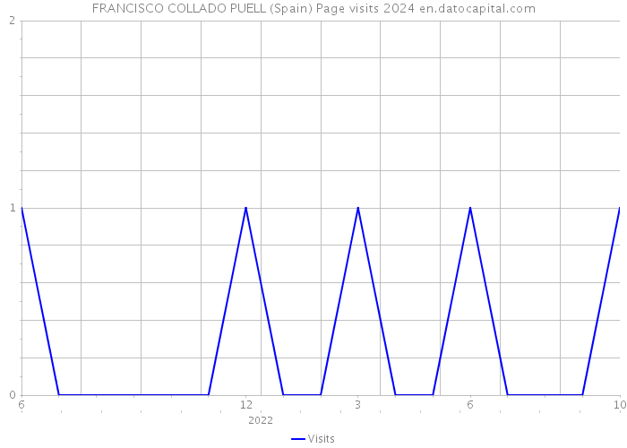 FRANCISCO COLLADO PUELL (Spain) Page visits 2024 