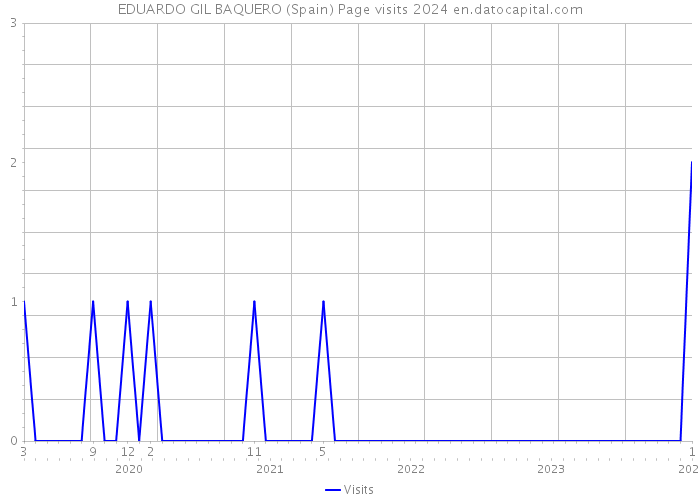 EDUARDO GIL BAQUERO (Spain) Page visits 2024 