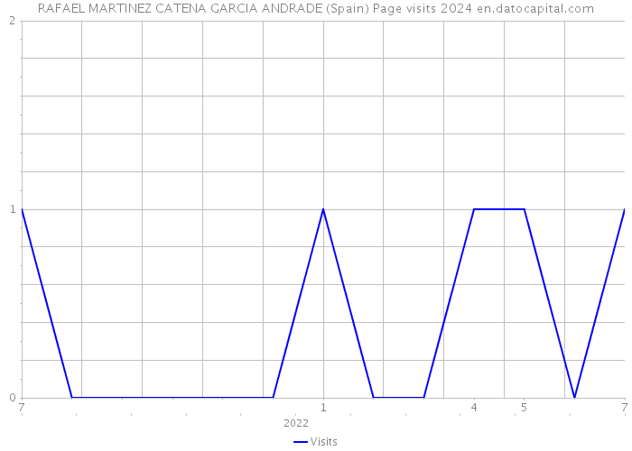 RAFAEL MARTINEZ CATENA GARCIA ANDRADE (Spain) Page visits 2024 