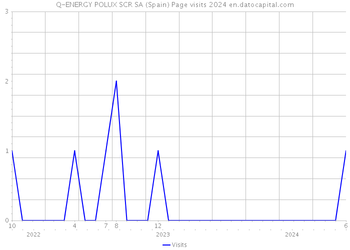 Q-ENERGY POLUX SCR SA (Spain) Page visits 2024 