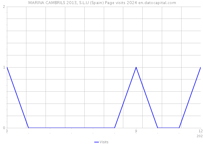  MARINA CAMBRILS 2013, S.L.U (Spain) Page visits 2024 