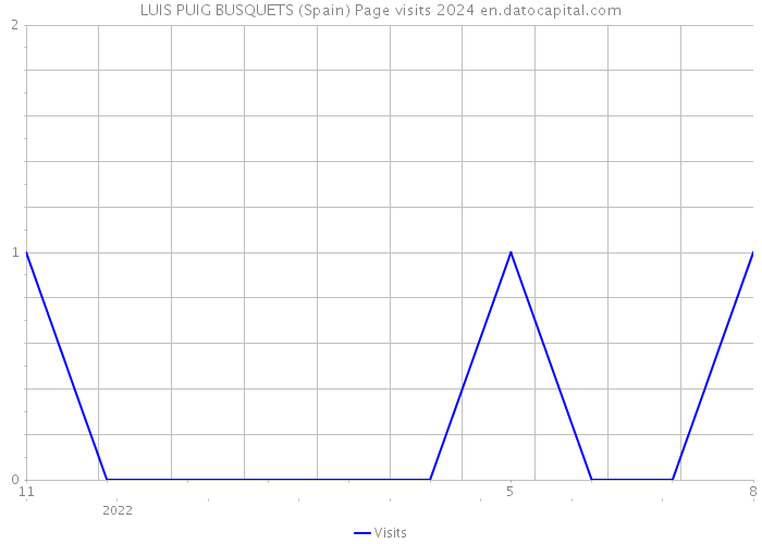 LUIS PUIG BUSQUETS (Spain) Page visits 2024 