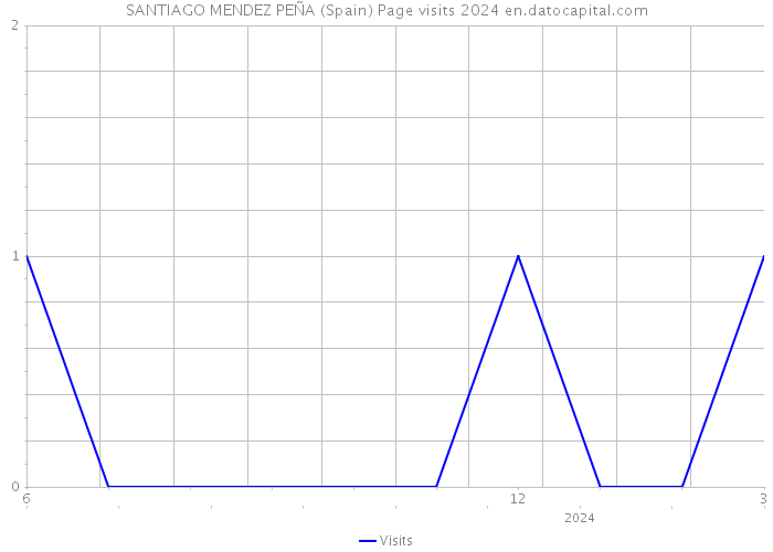 SANTIAGO MENDEZ PEÑA (Spain) Page visits 2024 