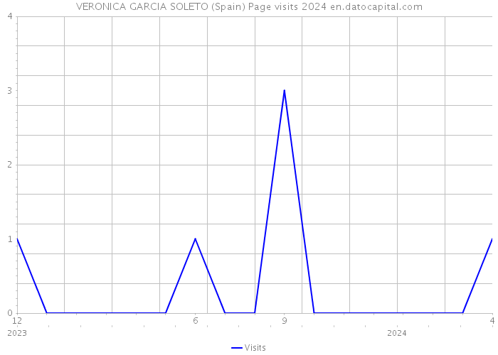 VERONICA GARCIA SOLETO (Spain) Page visits 2024 