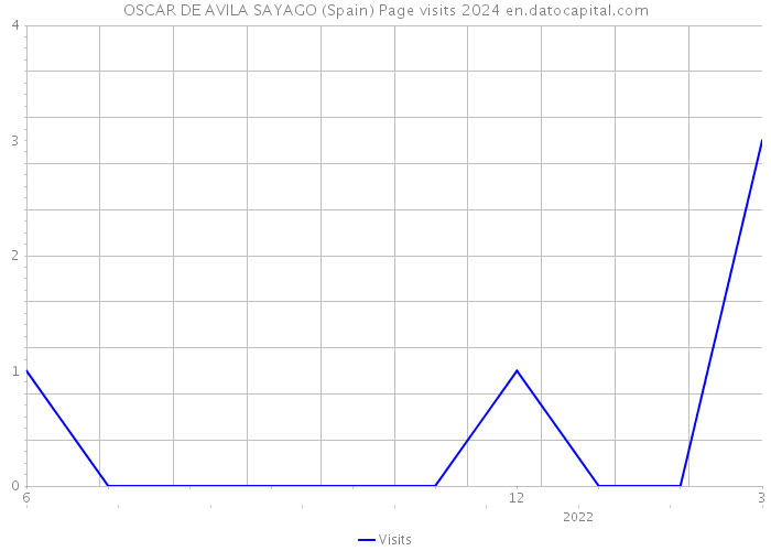 OSCAR DE AVILA SAYAGO (Spain) Page visits 2024 