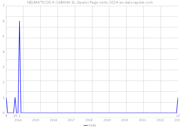 NEUMATICOS A CABANA SL (Spain) Page visits 2024 