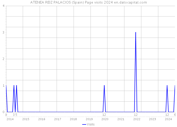 ATENEA REIZ PALACIOS (Spain) Page visits 2024 