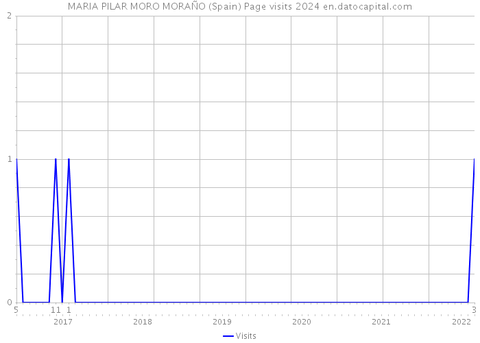 MARIA PILAR MORO MORAÑO (Spain) Page visits 2024 