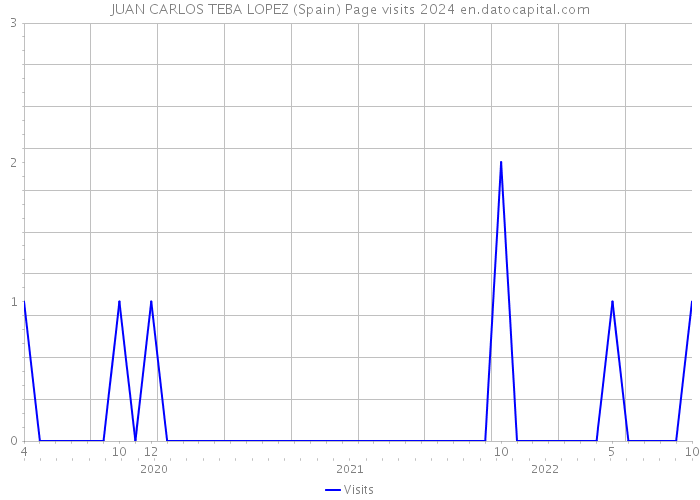 JUAN CARLOS TEBA LOPEZ (Spain) Page visits 2024 