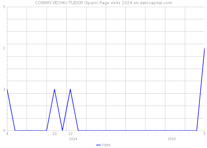 COSMIN VECHIU TUDOR (Spain) Page visits 2024 