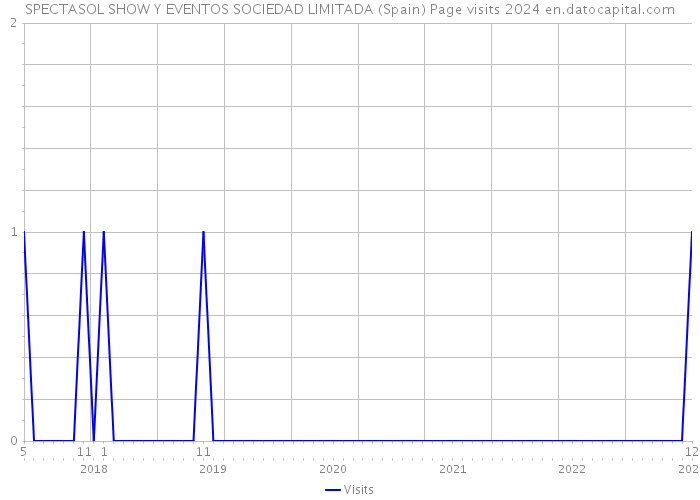 SPECTASOL SHOW Y EVENTOS SOCIEDAD LIMITADA (Spain) Page visits 2024 