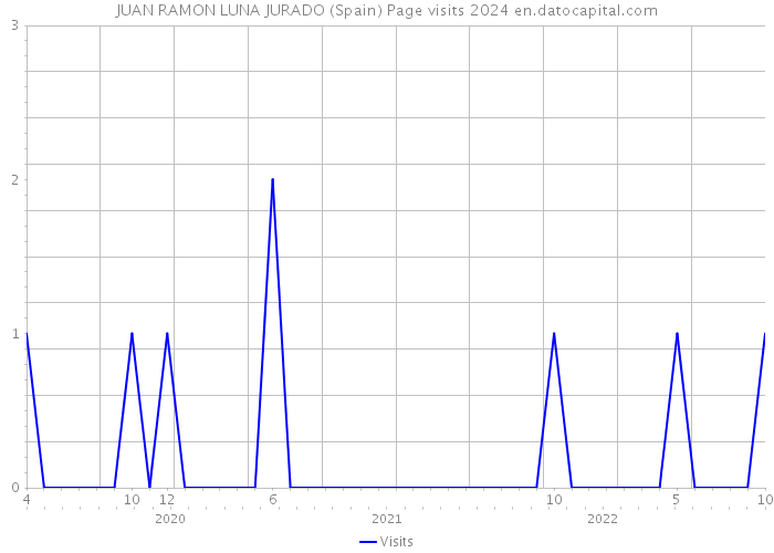 JUAN RAMON LUNA JURADO (Spain) Page visits 2024 
