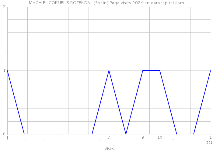 MACHIEL CORNELIS ROZENDAL (Spain) Page visits 2024 