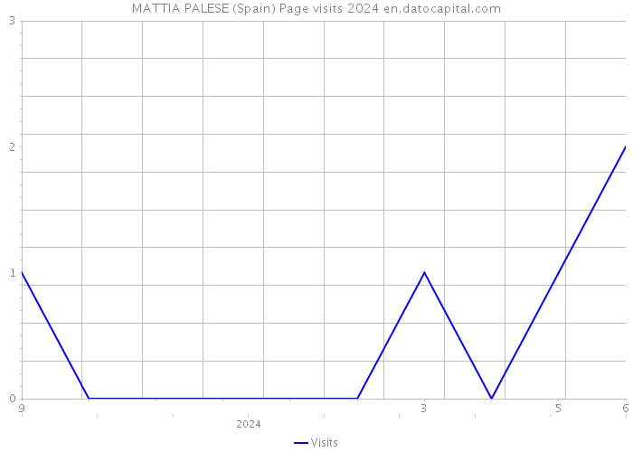 MATTIA PALESE (Spain) Page visits 2024 
