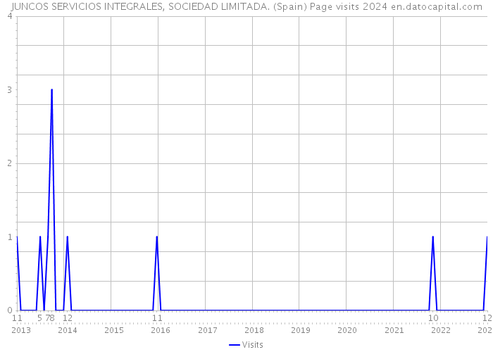 JUNCOS SERVICIOS INTEGRALES, SOCIEDAD LIMITADA. (Spain) Page visits 2024 