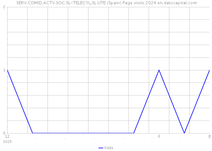  SERV.COMID.ACTV.SOC.SL-TELECYL,SL UTE (Spain) Page visits 2024 