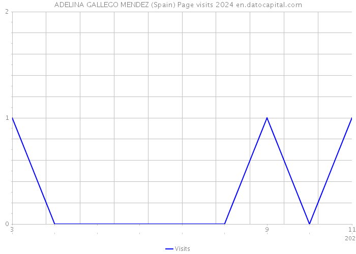 ADELINA GALLEGO MENDEZ (Spain) Page visits 2024 