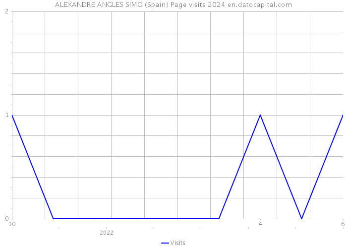 ALEXANDRE ANGLES SIMO (Spain) Page visits 2024 