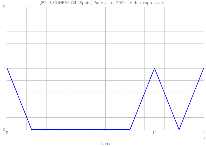 JESUS CONESA GIL (Spain) Page visits 2024 