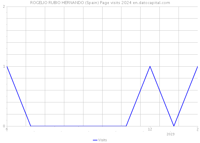 ROGELIO RUBIO HERNANDO (Spain) Page visits 2024 
