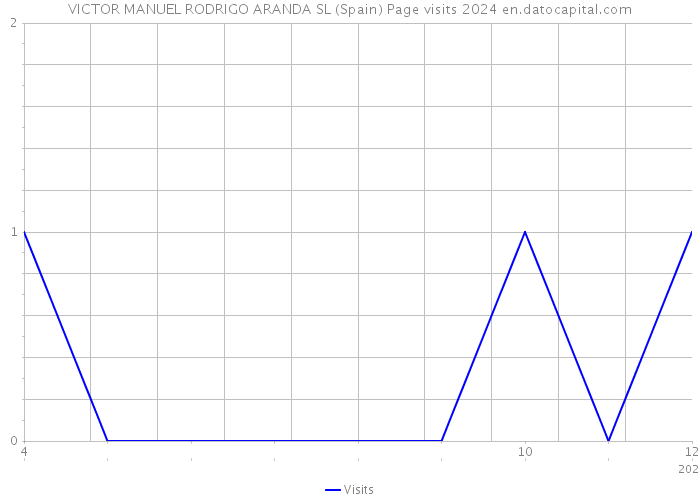 VICTOR MANUEL RODRIGO ARANDA SL (Spain) Page visits 2024 