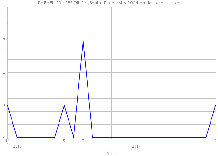 RAFAEL CRUCES DILOY (Spain) Page visits 2024 