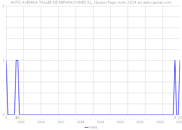 AUTO AVENIDA TALLER DE REPARACIONES S.L. (Spain) Page visits 2024 