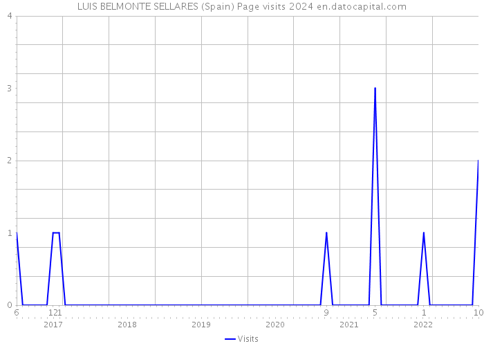 LUIS BELMONTE SELLARES (Spain) Page visits 2024 