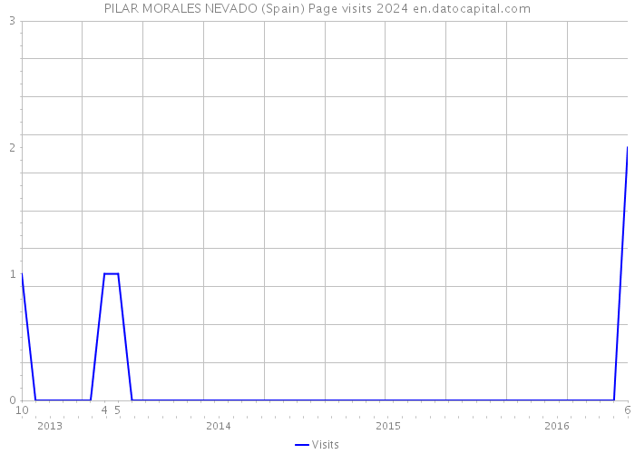 PILAR MORALES NEVADO (Spain) Page visits 2024 