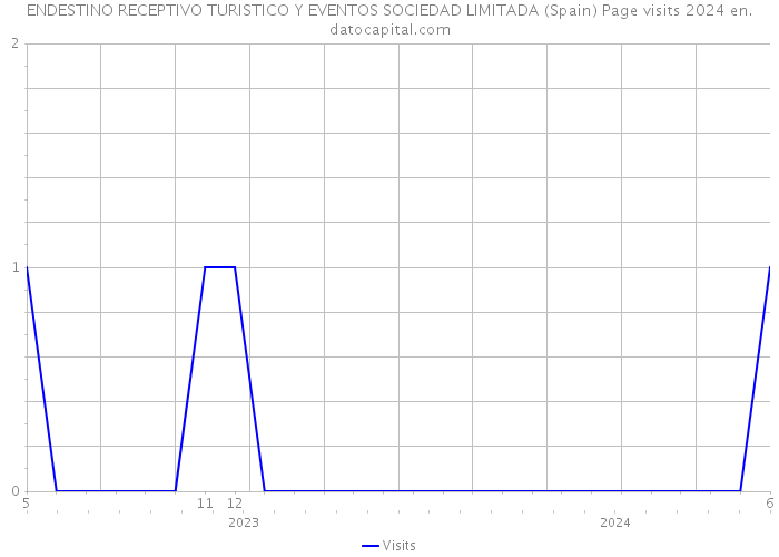 ENDESTINO RECEPTIVO TURISTICO Y EVENTOS SOCIEDAD LIMITADA (Spain) Page visits 2024 