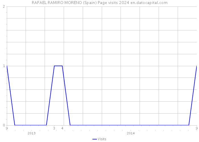 RAFAEL RAMIRO MORENO (Spain) Page visits 2024 