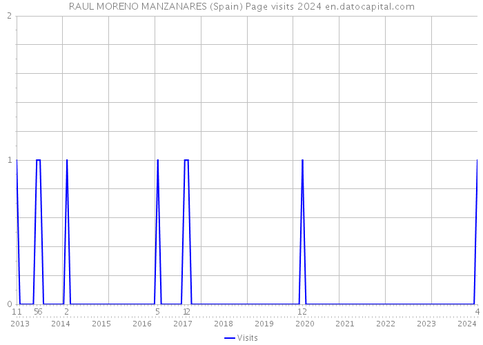RAUL MORENO MANZANARES (Spain) Page visits 2024 