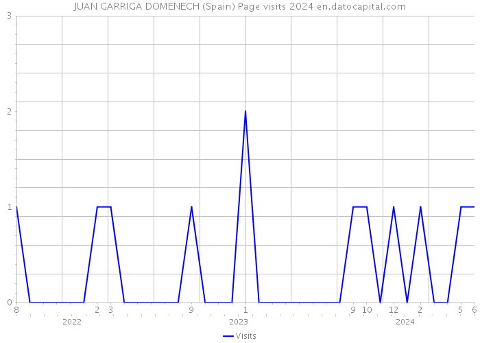 JUAN GARRIGA DOMENECH (Spain) Page visits 2024 