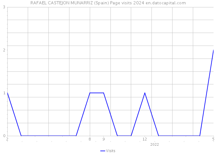 RAFAEL CASTEJON MUNARRIZ (Spain) Page visits 2024 