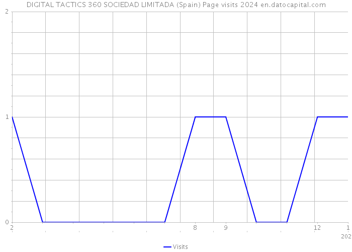 DIGITAL TACTICS 360 SOCIEDAD LIMITADA (Spain) Page visits 2024 