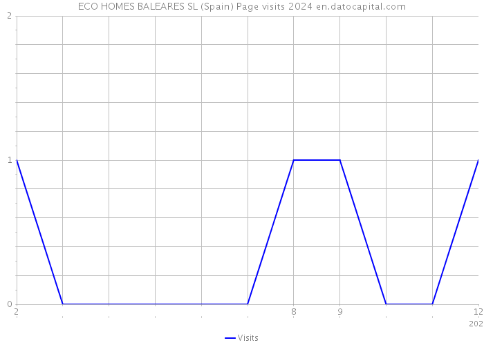 ECO HOMES BALEARES SL (Spain) Page visits 2024 