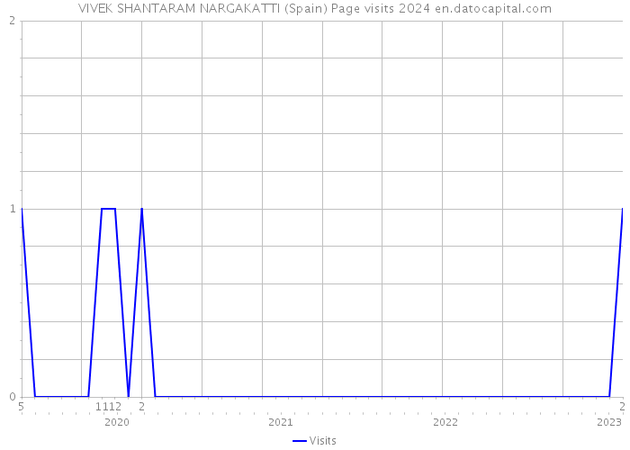 VIVEK SHANTARAM NARGAKATTI (Spain) Page visits 2024 