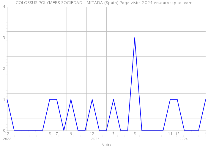 COLOSSUS POLYMERS SOCIEDAD LIMITADA (Spain) Page visits 2024 