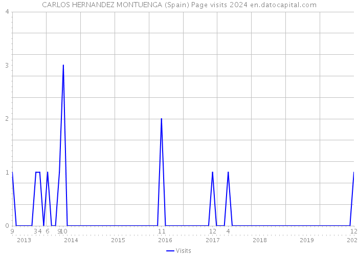 CARLOS HERNANDEZ MONTUENGA (Spain) Page visits 2024 