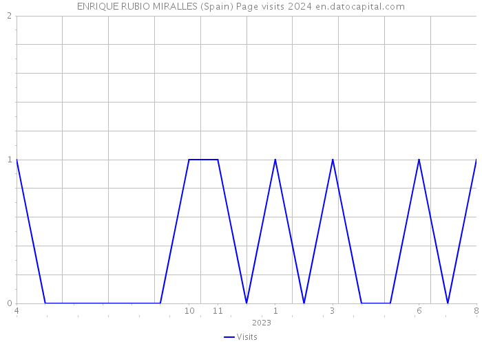 ENRIQUE RUBIO MIRALLES (Spain) Page visits 2024 