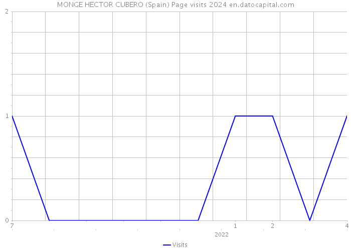 MONGE HECTOR CUBERO (Spain) Page visits 2024 